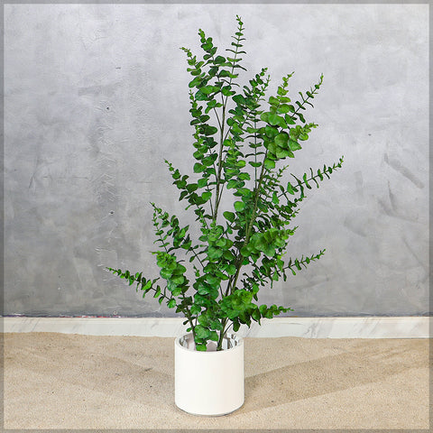 120cm tall artificial eucalyptus for vibrant spaces