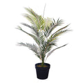 Artificial parlour palm plant with pot for home décor