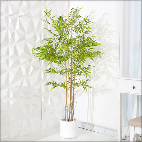 Artificial bamboo plant for garden or patio