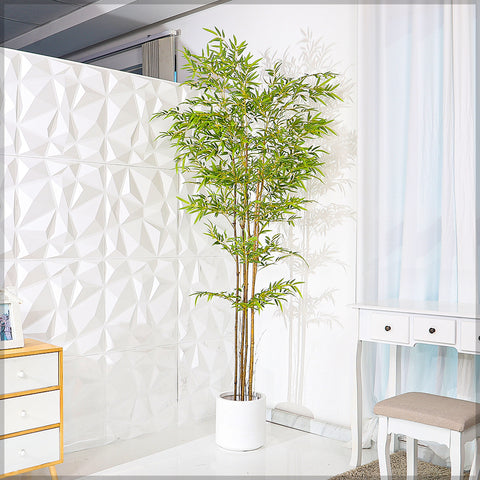 Artificial Bamboo Plant With Natural Dried Stems