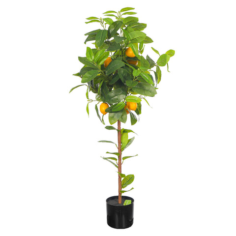 Faux Potted Lemon Plant