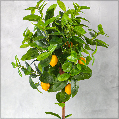 Faux Potted Lemon Plant