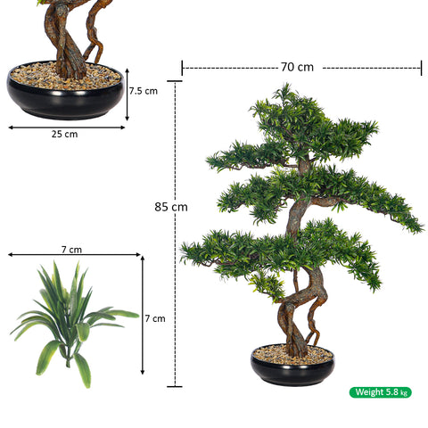 Artificial Potted Decorative Bonsai Plant