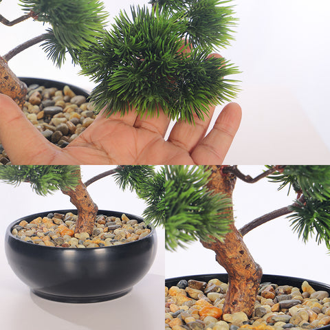 Faux bonsai pine tree