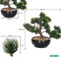 Realistic artificial bonsai pine