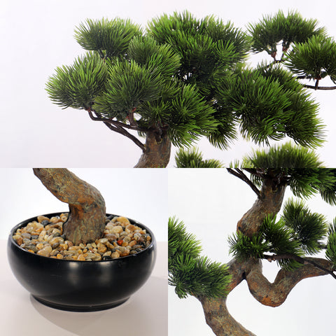 Artificial Potted Bonsai Pine Plant