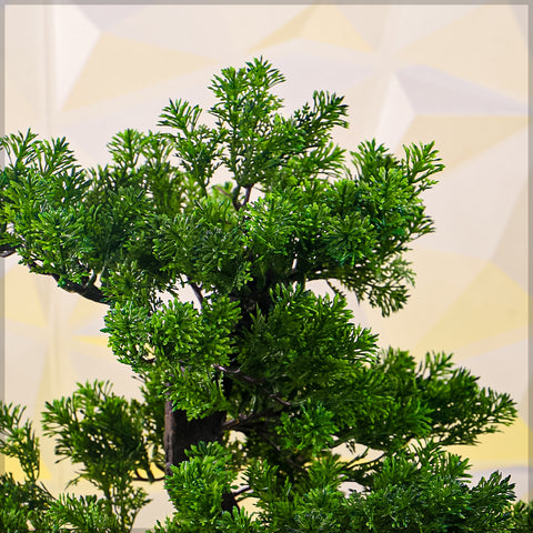 Faux bonsai tree large for vibrant spaces