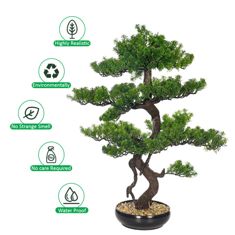 Realistic Faux Bonsai Plant