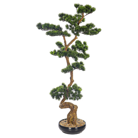 Artificial Potted Bonsai Pine Plant