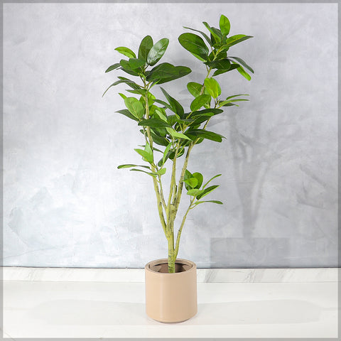 Potted Artificial Plant in Black Pot