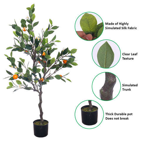 Nearly Natural Artificial Fruit Plant