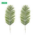 Faux palm leaves for vibrant interior styling