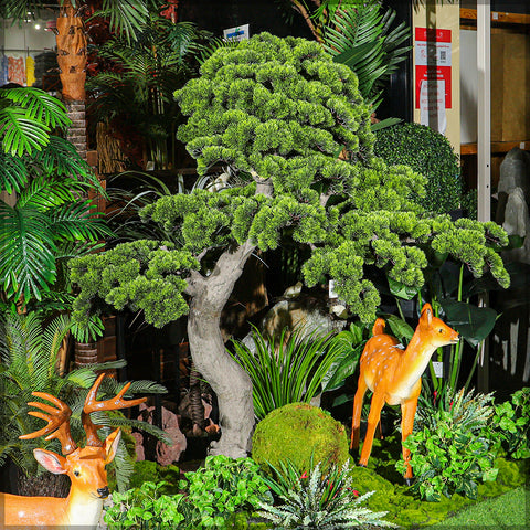 Large artificial bonsai tree for indoor use