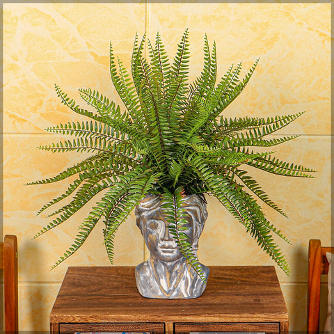 Fake Boston fern for realistic indoor greenery