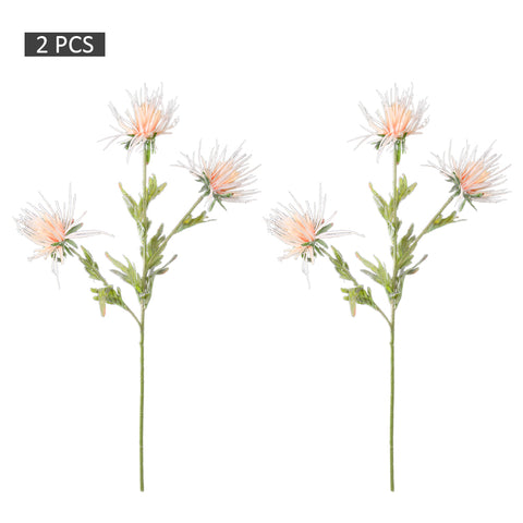 2Pcs Artificial Chrysanthemum Flower