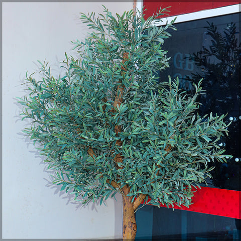 Faux olive branch for elegant decoration