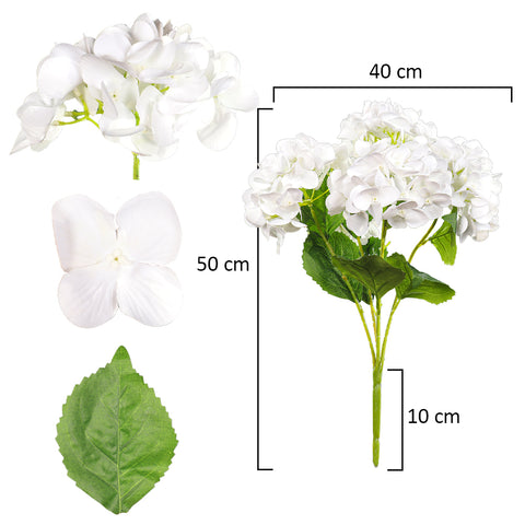 Artificial Silk Hydrangea Flowers