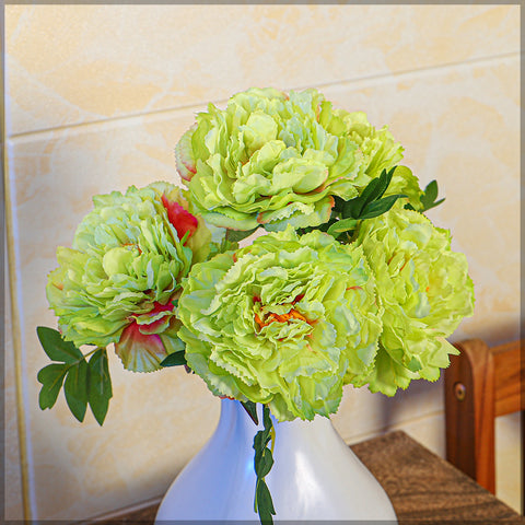 Artificial Silk Peony Flowers