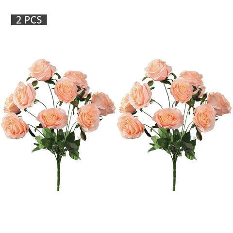 Package Artificial Silk Rose Flowers-FR-105