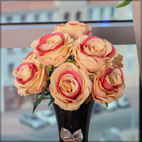 Artificial Silk Rose Flowers