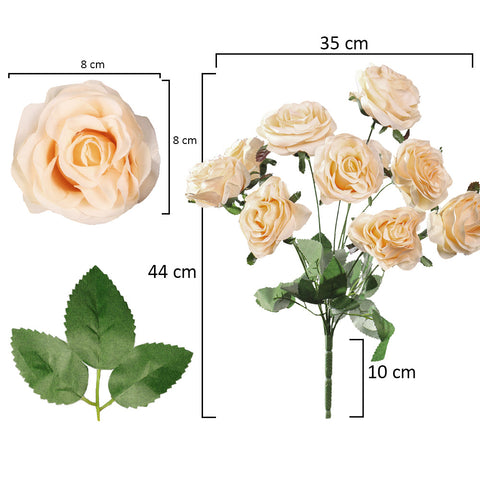 Artificial Silk Rose Flowers