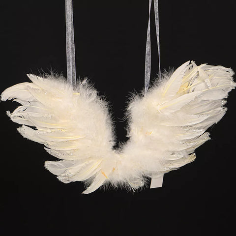 Artificial White Angel Wing