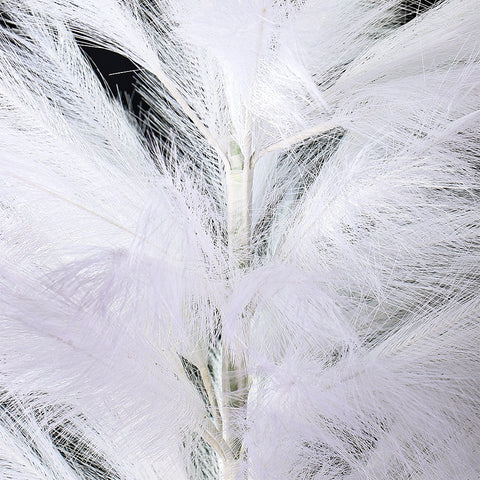 Artificial White Fluffy Feather Plant