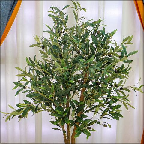 Artificial olive tree for modern homes