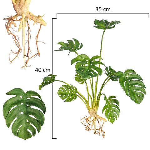 Fake monstera deliciosa plants for stylish interiors