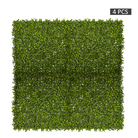 Artificial Panels Topiary Hedge Plant