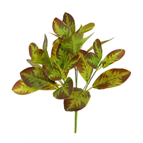 Artificial brown money leaf bunch for rustic home decor