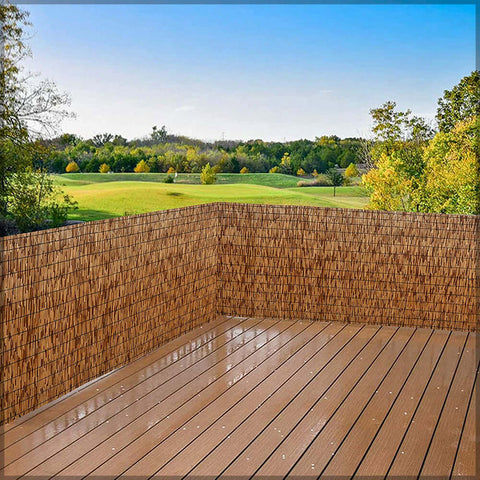 Bamboo garden fence