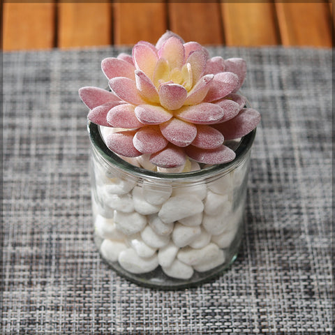 Artificial succulent for home decor