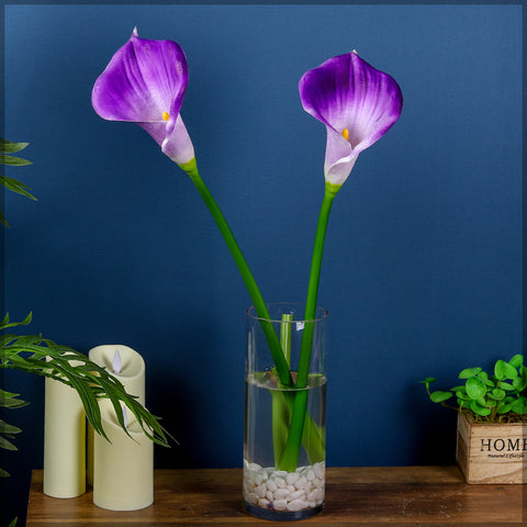 2pcs Artificial Calla Lilies Flowers