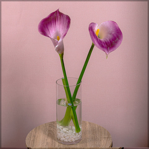 2pcs Artificial Calla Lilies Flowers