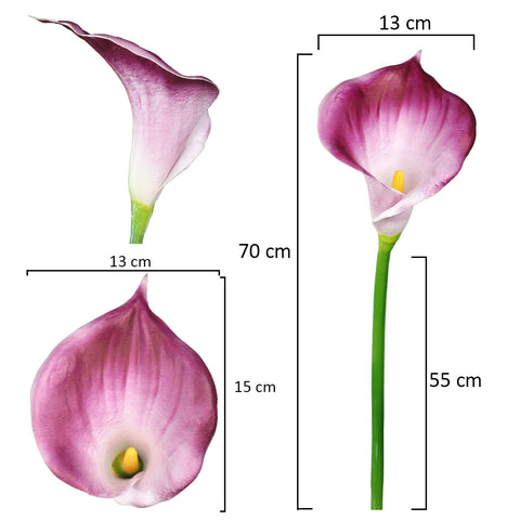 2pcs Artificial Calla Lilies Flowers