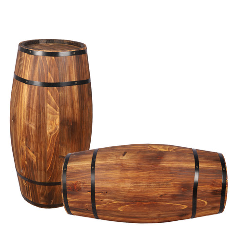 Decorative Wooden Barrel