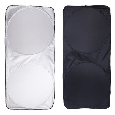 Foldable car sunshade