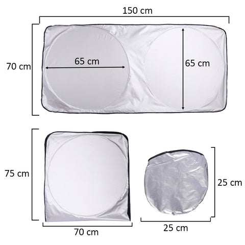 Windshield sunshade