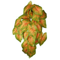 Faux caladium vine foliage for event styling