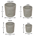 Outdoor cylinder planter for stylish décor