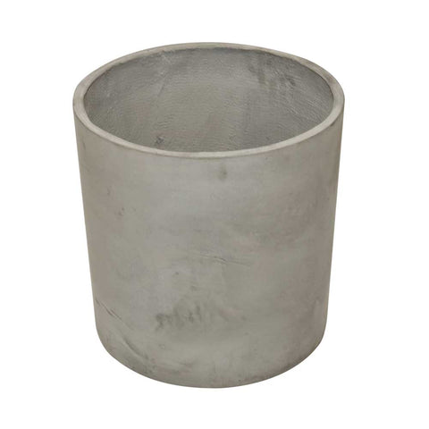 Litestone cylinder outdoor planter for gardens