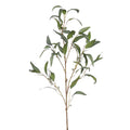 Artificial green tall willow eucalyptus stem for decor