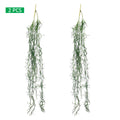 Green plant garland for event decorations