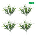 Faux green grass bunch leaves for table centerpieces