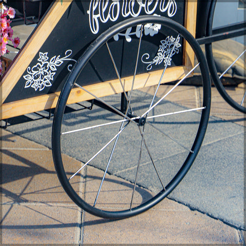 Decorative Metal Bicycle with Flower Stand