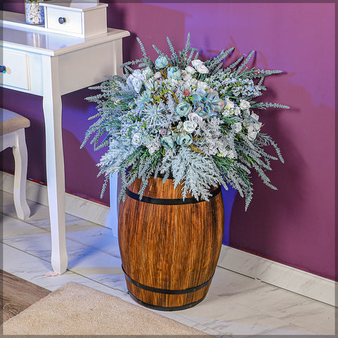 Decorative Wooden Barrel