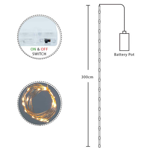 LED Fairy Lights Battery Operated