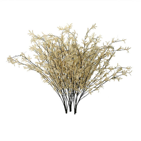 Artificial twig sets in champagne color for creating elegant displays