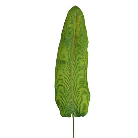 Faux banana leaf for landscaping